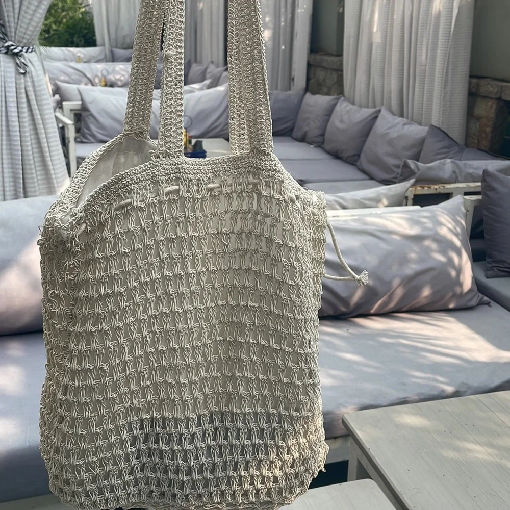 Hand-crafted* Jute tote bag - Picture 4 of 11
